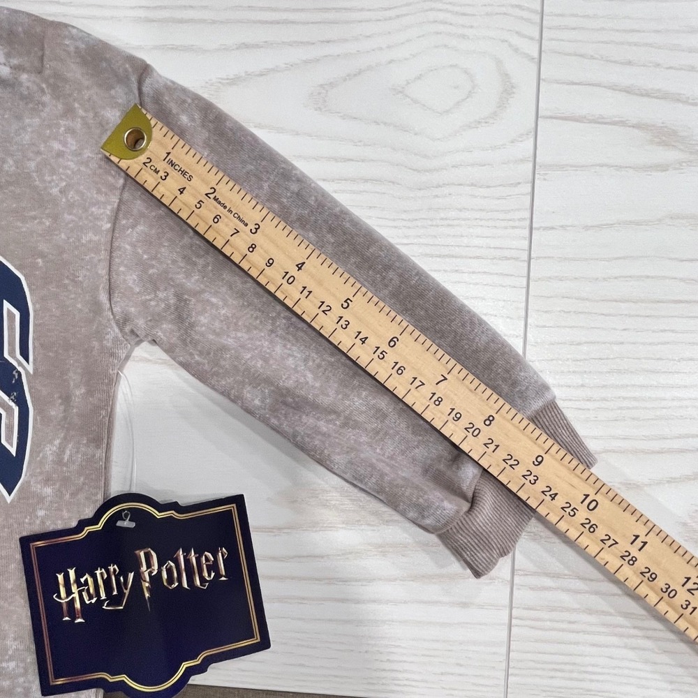 Harry Potter Sweatshirt Jogger Set Kids 24M Brown Hogwarts Acid Wash 2pc Outfit - Picture 14 of 16